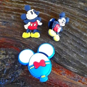Lot of 3 Mickey Mouse Jibbitz (NWOT)